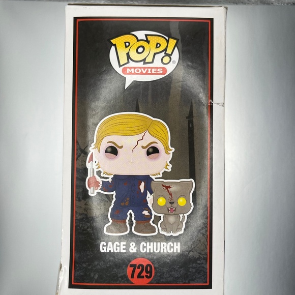 Funko Pop! Movies: Pet Sematary #729 — Gage & Church (Stephen King) - Picture 2 of 4